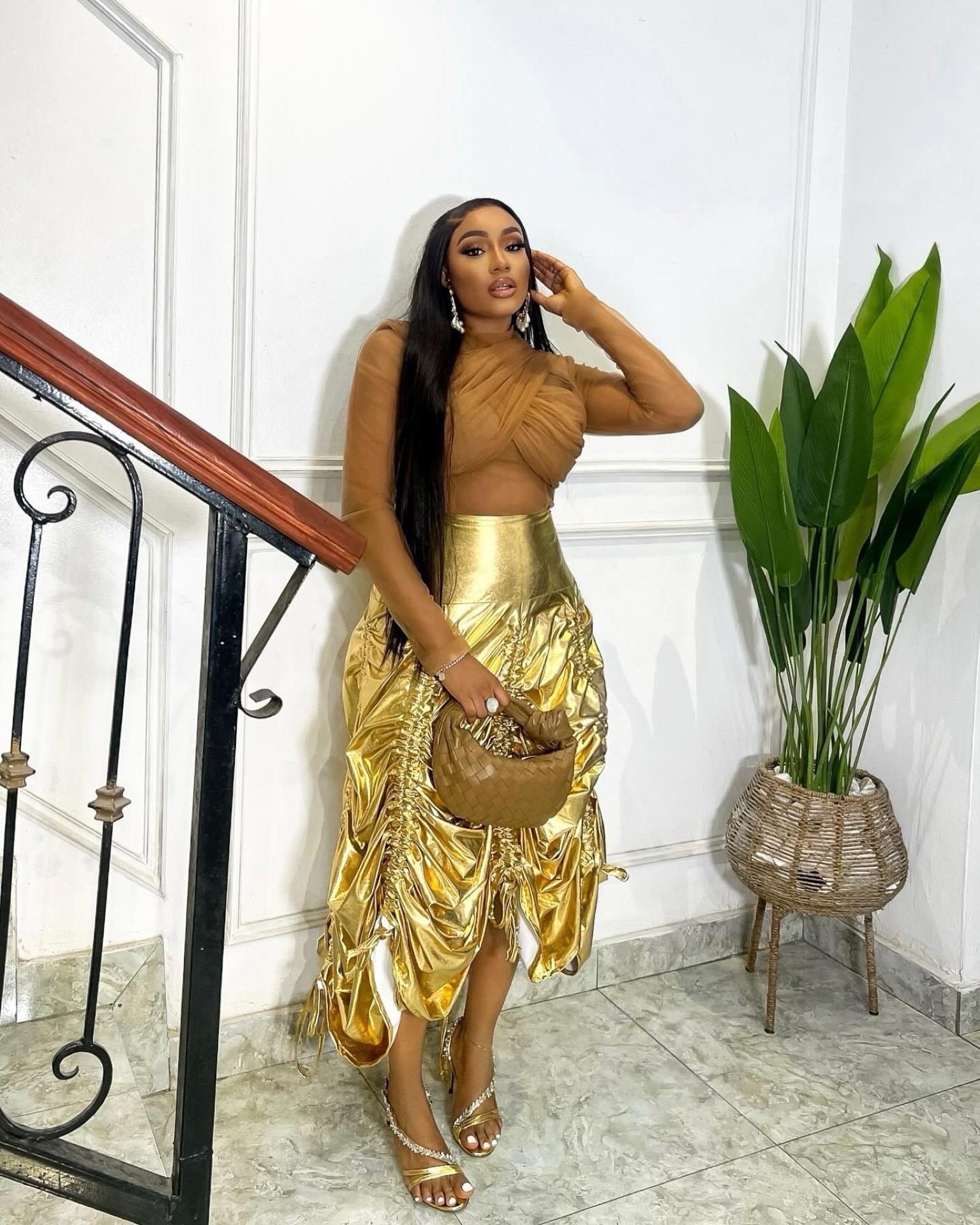Tan Set by SAMA WOMAN LTD (2)