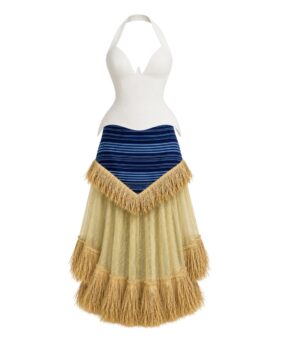 Mari Raffia Skirt and Top FULL