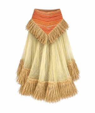 Mari Raffia Skirt and Top 2