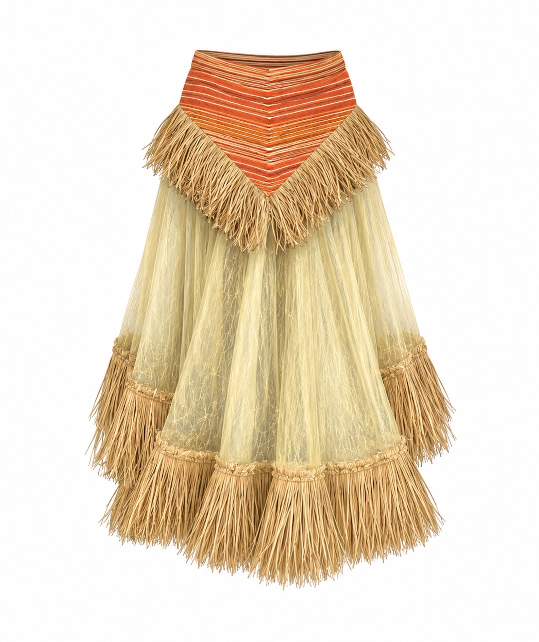 Mari Raffia Skirt and Top 1